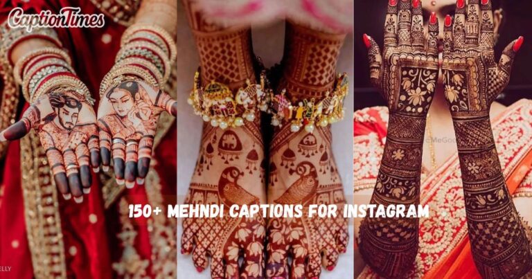 Mehndi captions for Instagram