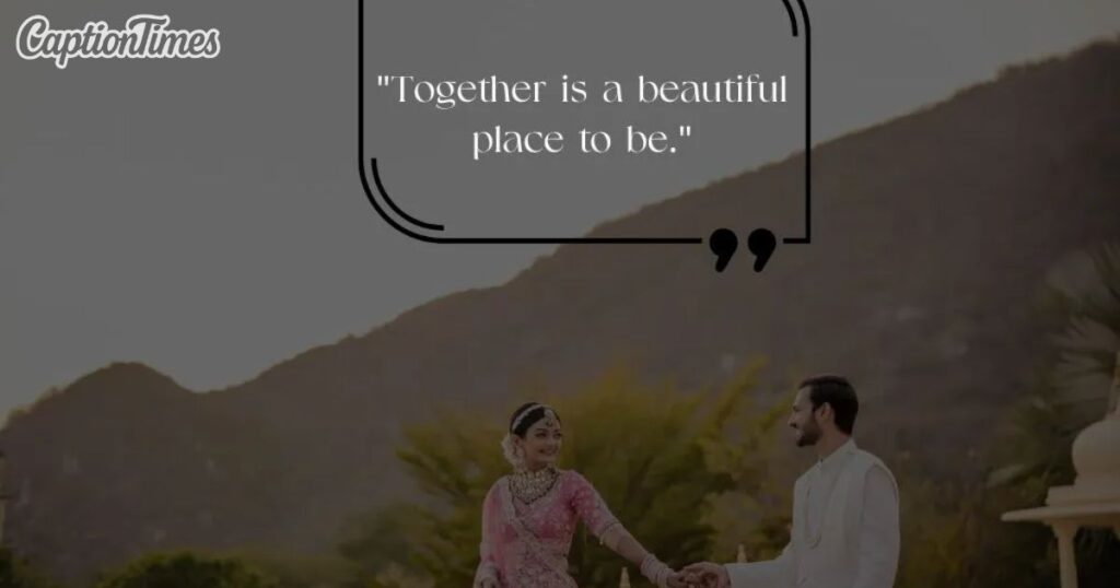 Romantic Wedding Captions