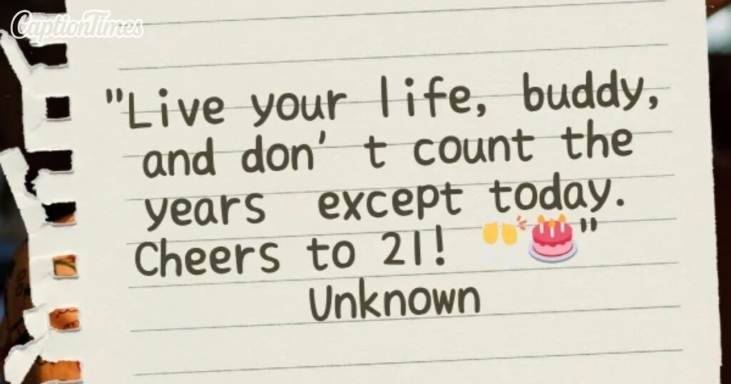 Savage Instagram Captions for Turning 21