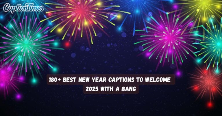 New Year captions