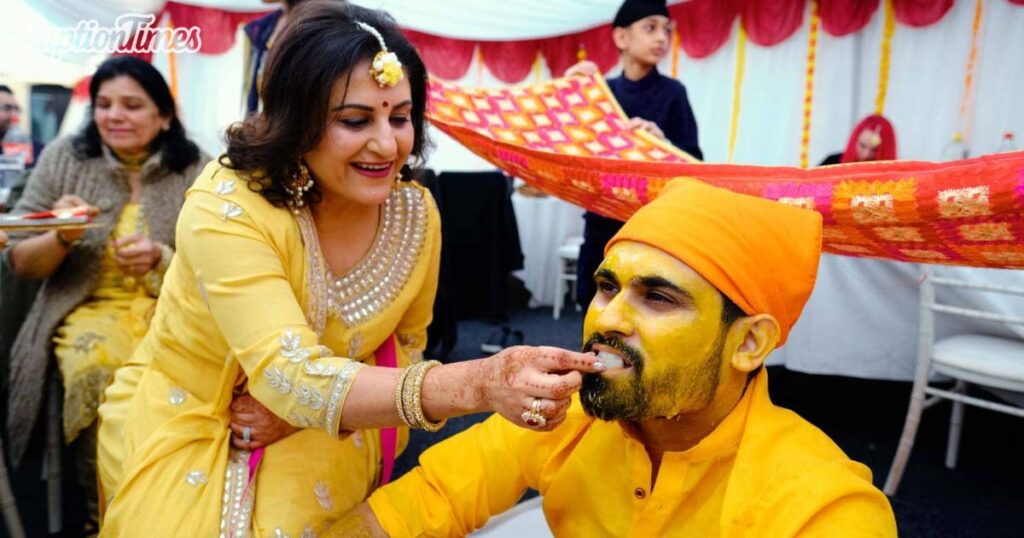 Haldi Function Quotes