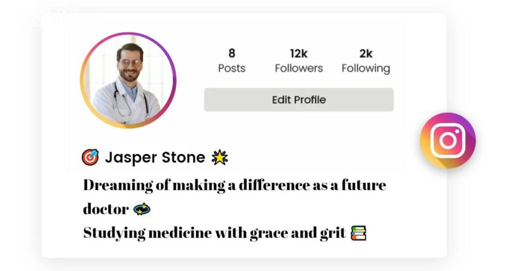 Ambitious Medical Student Bio For Instagram